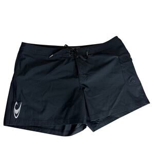 O'Neill Hyperfreak Womens Board Shorts Size 13 Black Cargo Beach Surf Swim